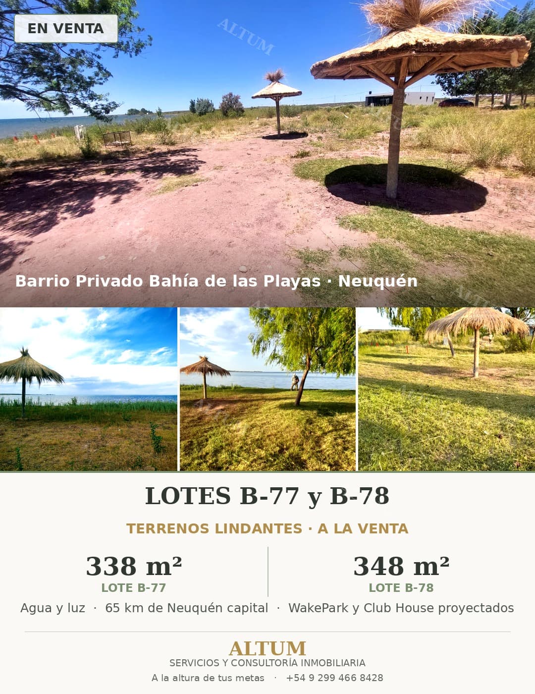 Lote B-77 · Barrio Privado Bahía de las Playas